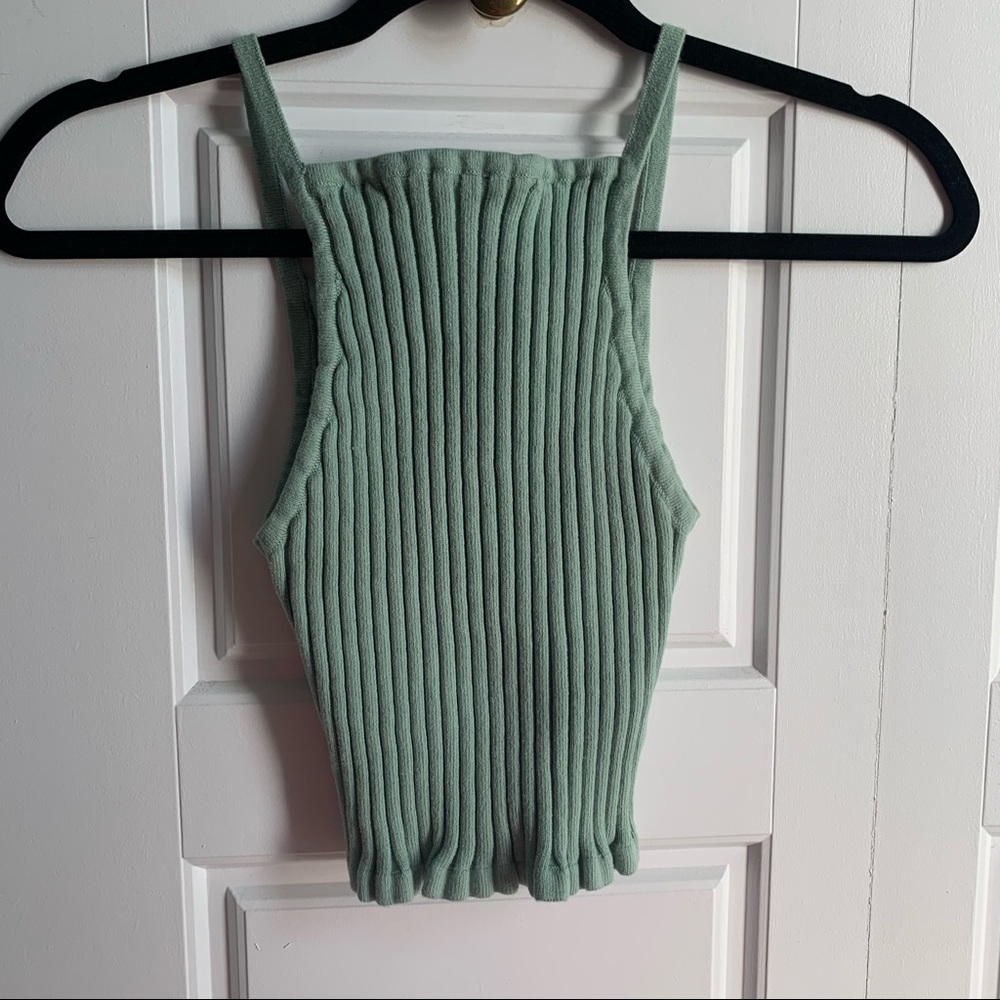 Stretchy square neck tank